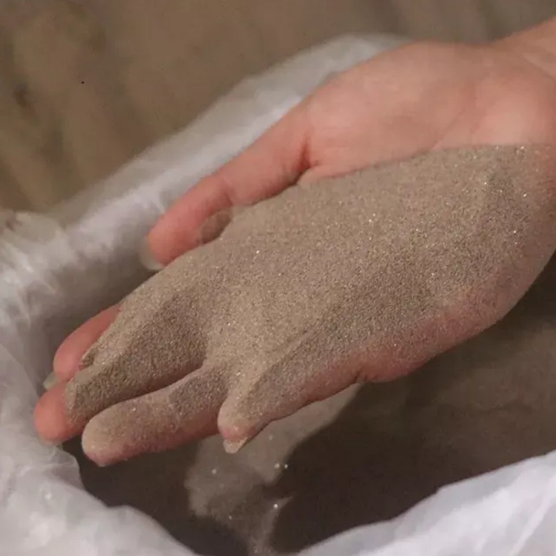 Pasir Zirkon Tahan Api Titik Leleh 2340°C untuk Kiln Suhu Tinggi